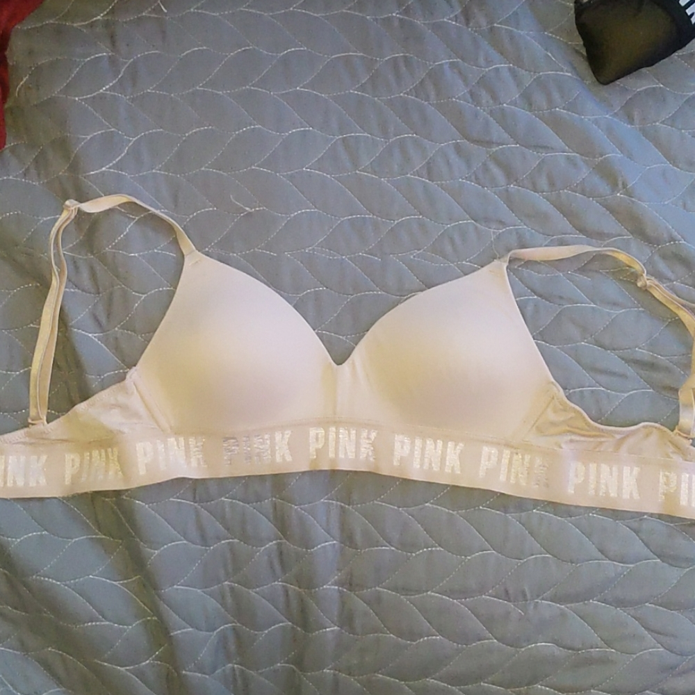 PINK neutral bra